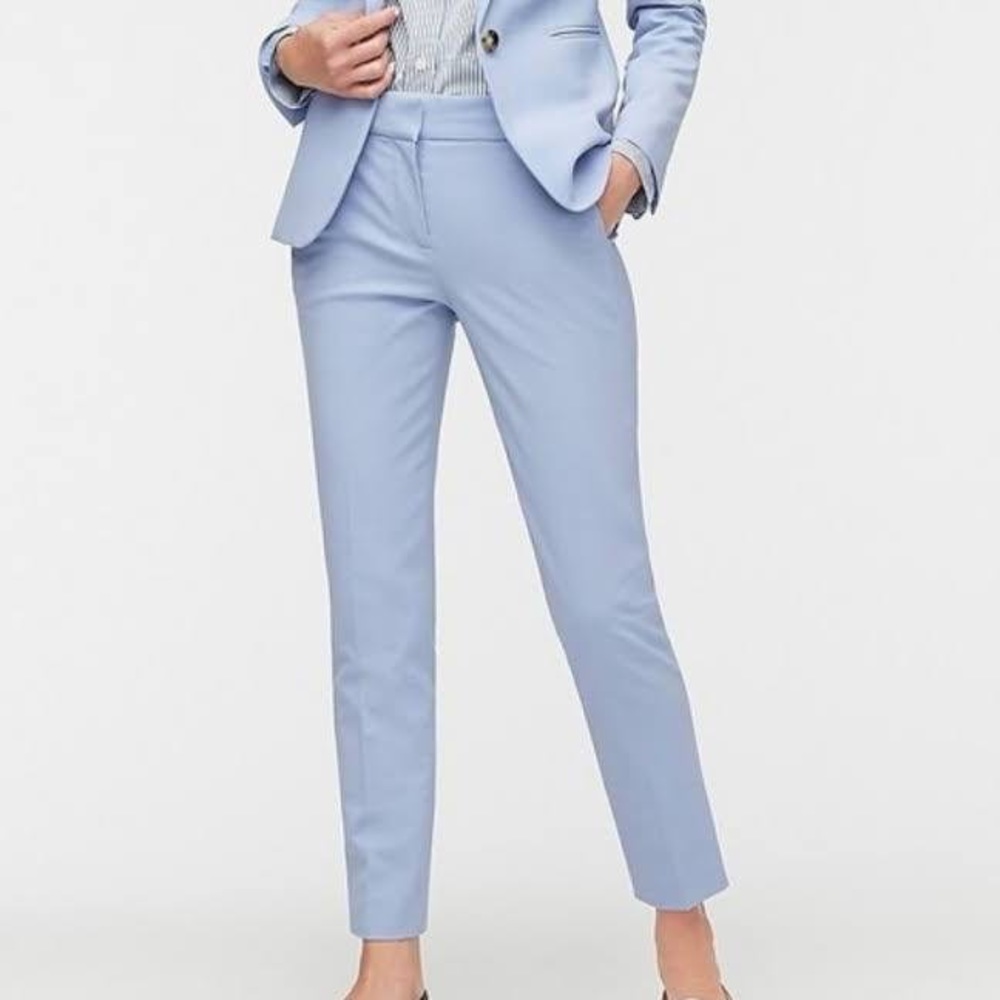 NWT J. Crew Cameron Slim Crop Pant in Italian Stretch Wool